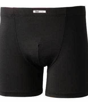 Boxershort  Daan microlong boxershort kleur zwart