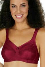Amoena  Amoena Isadora prothese bh zonder beugel – kleur chili – stevige tweedelige cup, katoenen prothesehoesjes & elegant Paisley‑motief