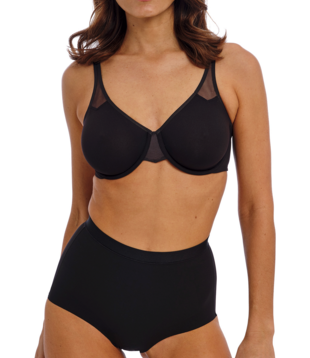 Wacoal Body By 2.0 comfortabele Bh met beugel, multiway schouderbandjes, kleur zwart