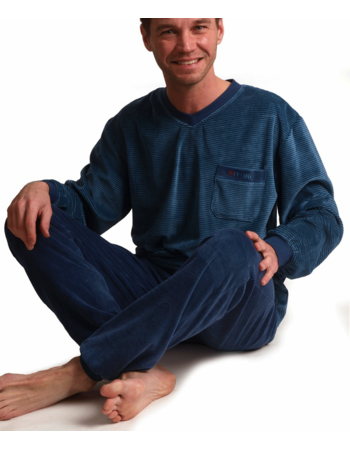 Lunatex Alessandro velours herenpyjama
