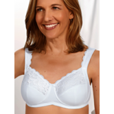 Rosalie Prothese Bh zonder beugel in  huidkleur mt E75 of wit mt B85