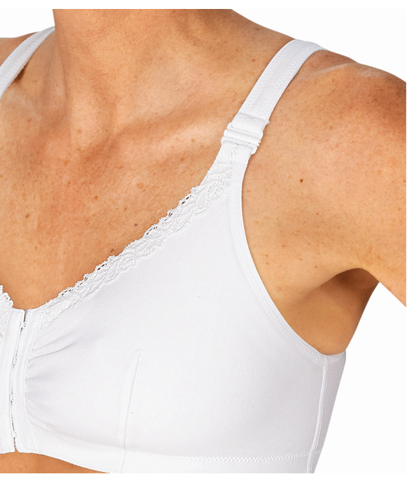 Amoena  Amoena Hannah postoperatieve bh – zonder beugel & voorsluiting (wit, 60/65–100/105) – €5 korting vanaf €39,95 en €15 vanaf €99,95