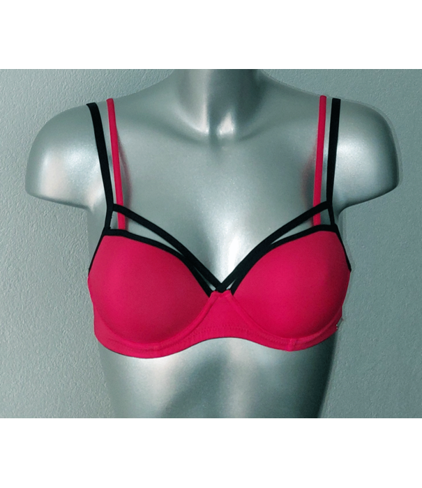 Sapph Sapph  Jump BH licht voorgevormde cup bubblegum bies zwart