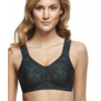 Carlton zeer stevige Bh zonder beugel kleur groen met zwart gecombineerd