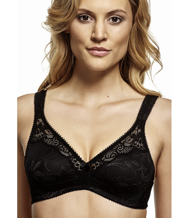 Susa Susa Topsy Bh Irina  zonder beugel in basis kleur wit & zwart