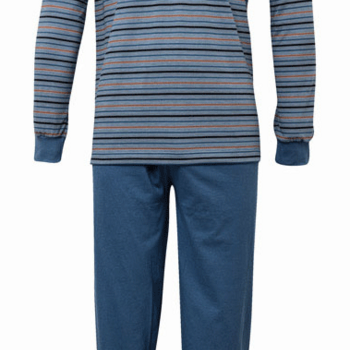 Marvin  katoenen single jersey herenpyjama maat M