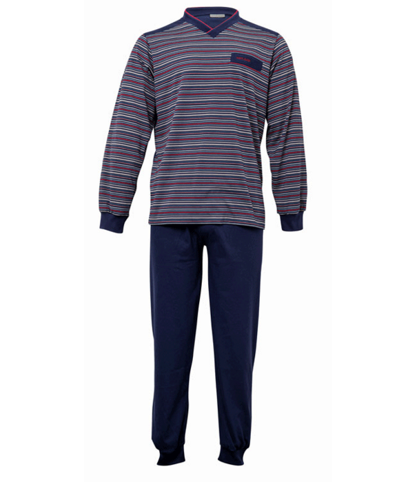 Lunatex Gentelemen Ritchie katoenen single jersey herenpyjama mt M t/m 4XL