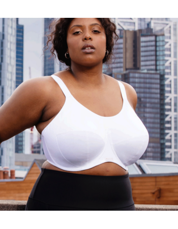 Elomi Energise sport‑bh met beugel – kleur wit – grote maten