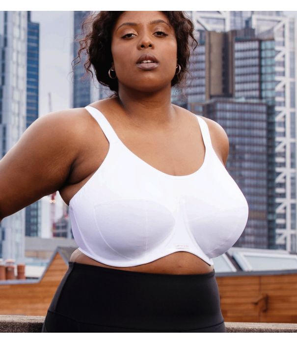 Elomi  Elomi Energise sport‑bh met bredere beugel – kleur wit – in grote maten