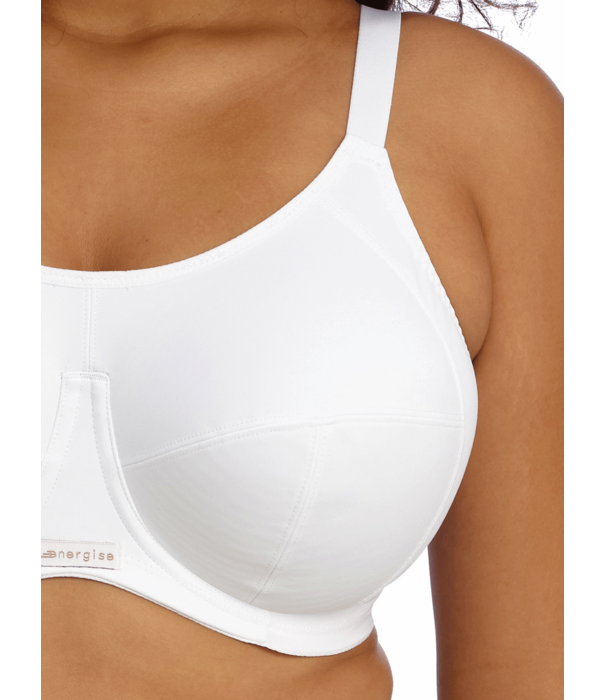 Elomi  Elomi Energise sport‑bh met bredere beugel – kleur wit – in grote maten