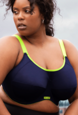Elomi  Elomi  Energise SportBh met beugel kleur navy bies limegroen