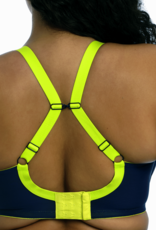Elomi  Elomi  Energise SportBh met beugel kleur navy bies limegroen