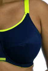 Elomi  Elomi  Energise SportBh met beugel kleur navy bies limegroen