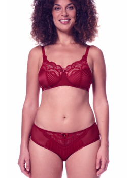 Amoena lingerie Karolina Prothese Bh zonder beugel, licht voorgevormd  kleur rood-sand