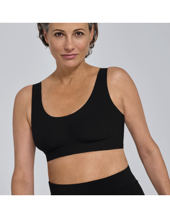 Amoena Linda naadloze prothese top – Zwart