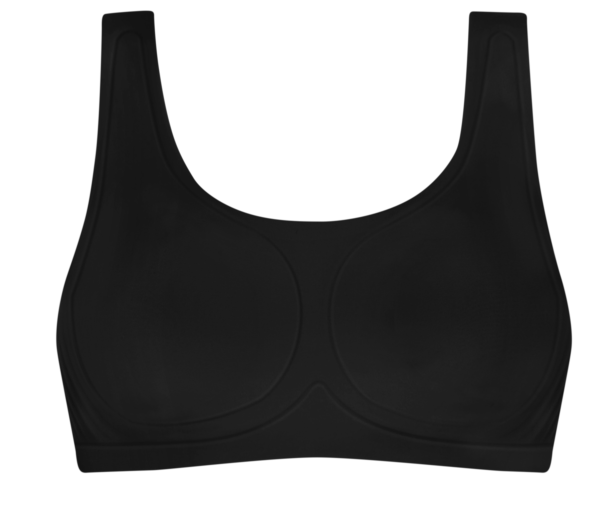 Amoena Amoena Linda Prothese Top zonder Beugel – Naadloos, Zacht & Uitneembare Paddings – Zwart