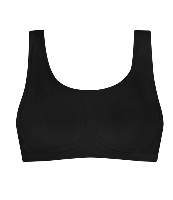 Amoena Linda Prothese Top zonder Beugel – Naadloos, Zacht & Uitneembare Paddings – Zwart
