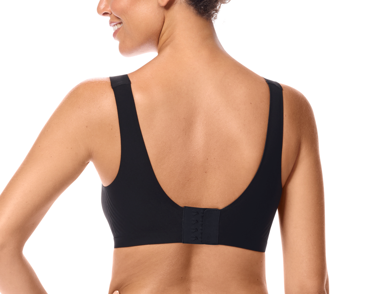 Amoena Amoena Linda naadloze prothese top zonder beugel – uitneembare paddings – zwart – maten S t/m 3XL