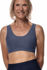 Amoena Amoena Linda Prothese Top zonder Beugel – Naadloos, Zacht & Uitneembare Paddings – Indigo Blue