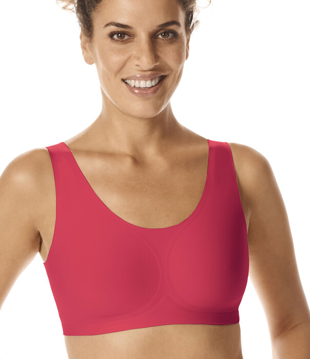 Amoena Linda Prothese Top zonder Beugel – Naadloos, Zacht & Uitneembare Paddings – Pink