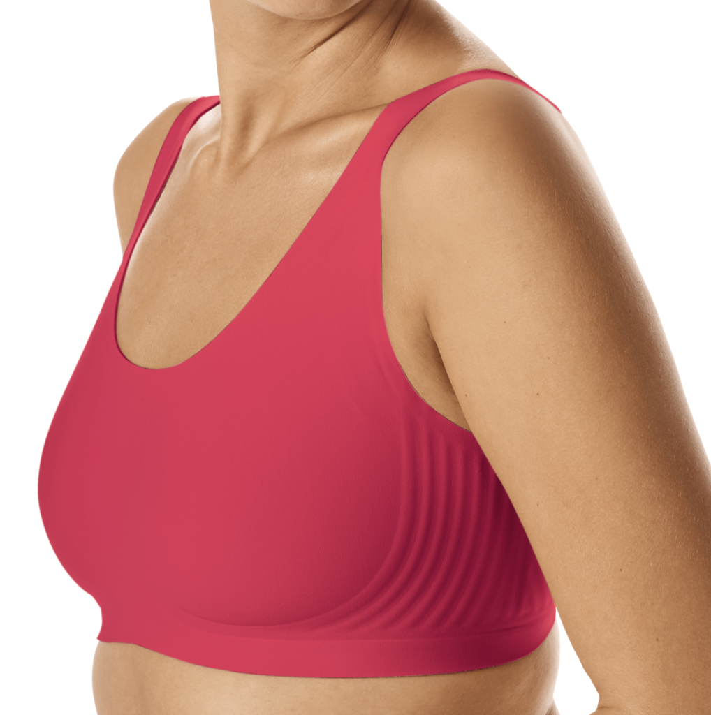 Amoena Amoena Linda Prothese Top zonder Beugel – Naadloos, Zacht & Uitneembare Paddings – Pink