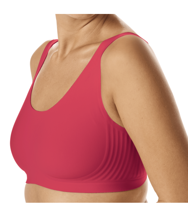 Amoena Linda Prothese Top zonder Beugel – Naadloos, Zacht & Uitneembare Paddings – Pink
