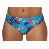 Amoena Alvor Bikinibroekje – Turquoise Botanische Print, LYCRA® XTRA LIFE™