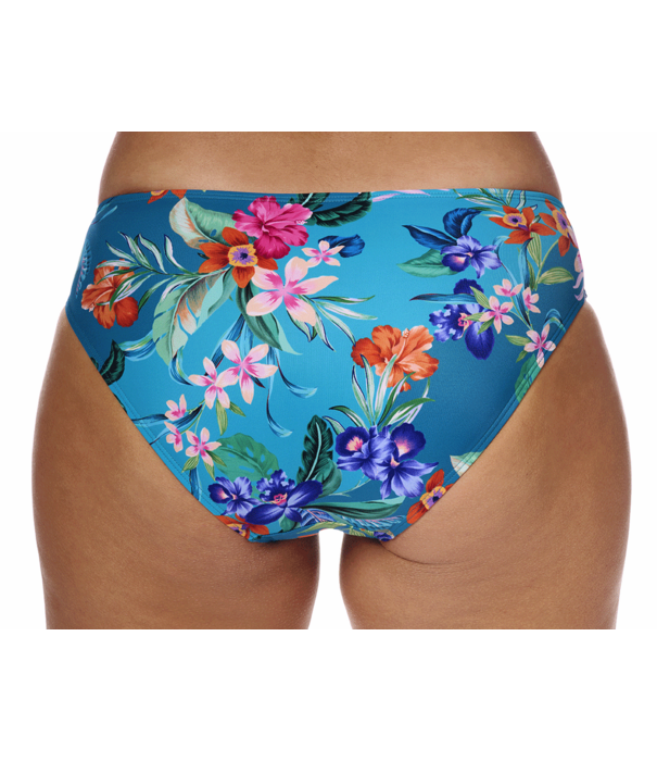 Amoena Amoena Alvor Bikinibroekje – Turquoise Botanische Print, LYCRA® XTRA LIFE™