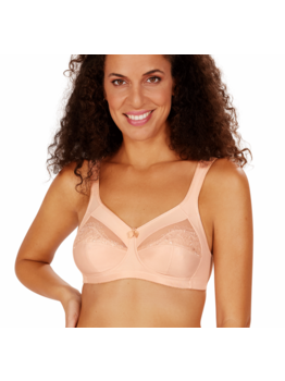 Amoena  Amoena Isadora prothese bh kleur blush zonder beugel – stevige tweedelige cup – €5 korting bij €39,95 en €15 bij €99,95