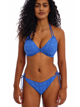 Freya Nomad Nights halterbikinitop met beugel, kleur atlantic blue