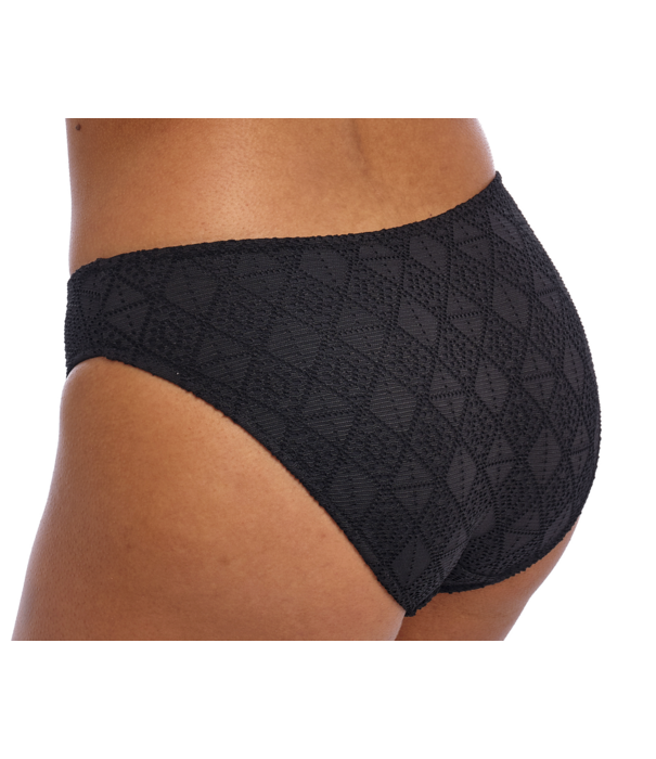Freya Freya Nomad Nights bikinislip basis kleur zwart met borduursel gecombineerd