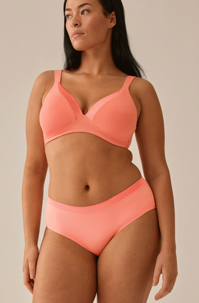 Naturana Andalusia  Bh zonder beugel & lichte voorvorm kleur peach