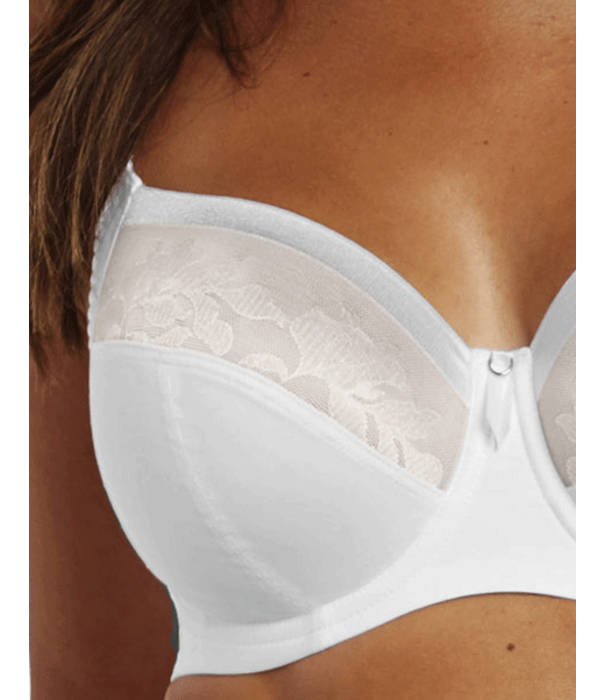 Fantasie Fantasie  Illusion Bh met brede beugel & extra zij support de basis kleur wit mt D70 t/m I95 & J70 t/m M85