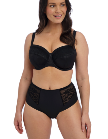 Fantasie Illusion  Bh met brede beugel & extra zij support de basis kleur zwart mt D70 t/m I95 & J70 t/m M85