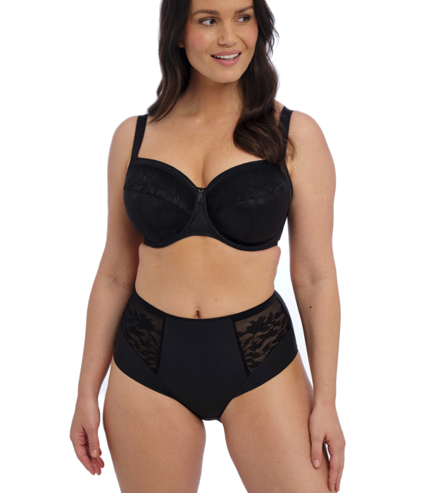 Fantasie Fantasie Illusion  Bh met brede beugel & extra zij support de basis kleur zwart mt D70 t/m I95 & J70 t/m M85