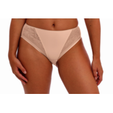 Fantasie Illusion zachte naadloze microfaser slip kleur naturel beige