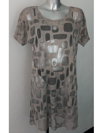 Eva (Naturana) strandjurkje Skye kleur taupe de maten 36 t/m 46