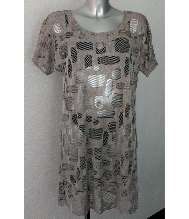 Naturana Eva (Naturana) strandjurkje Skye kleur taupe de maten 36 t/m 46
