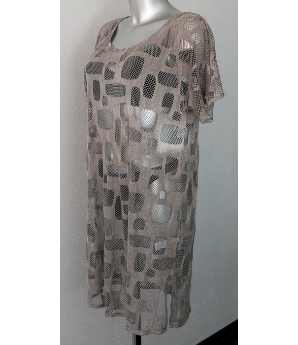 Naturana Eva (Naturana) strandjurkje Skye kleur taupe de maten 36 t/m 46