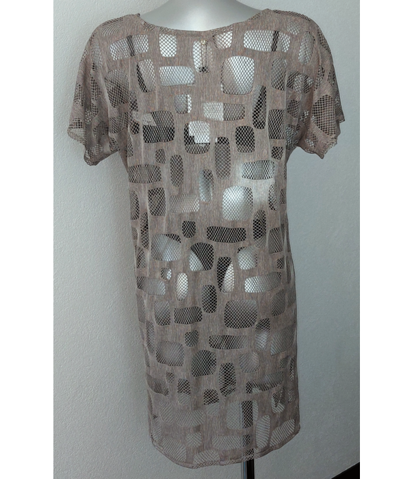 Naturana Eva (Naturana) strandjurkje Skye kleur taupe de maten 36 t/m 46