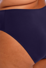 Elomi Smooth basic maxislip in zachte Tencel Modal, kleur midnight blue