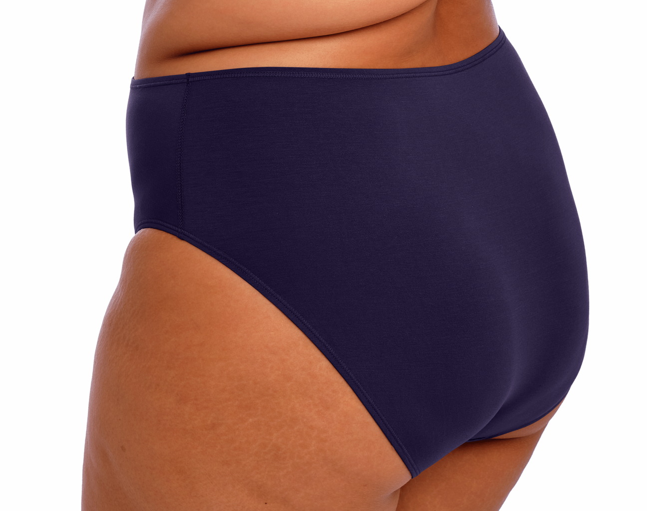 Elomi Smooth basic maxislip in zachte Tencel Modal, kleur midnight blue