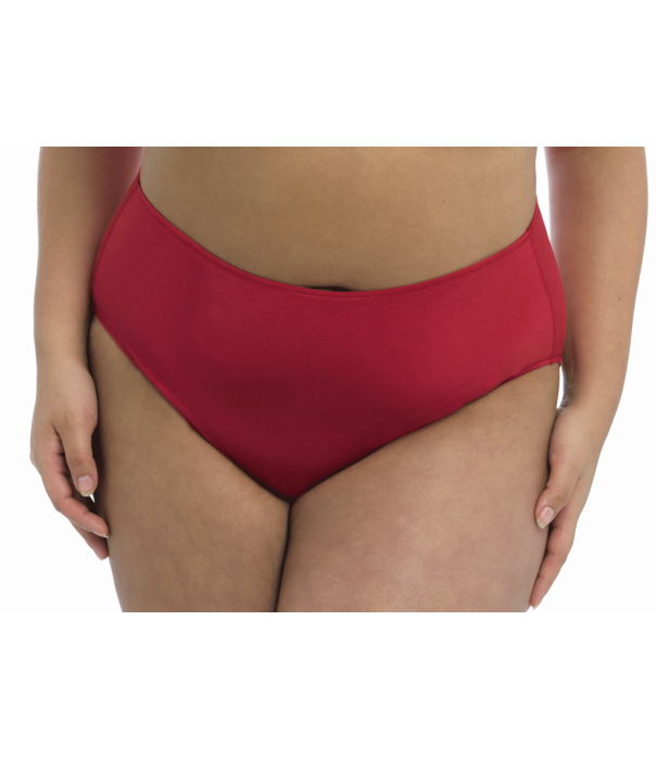 Elomi  Elomi Smooth basic maxislip in zachte Tencel Modal, kleur rood