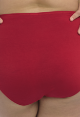 Elomi Smooth basic maxislip in zachte Tencel Modal, kleur rood
