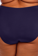 Elomi Smooth basic maxislip in zachte Tencel Modal, kleur midnight blue