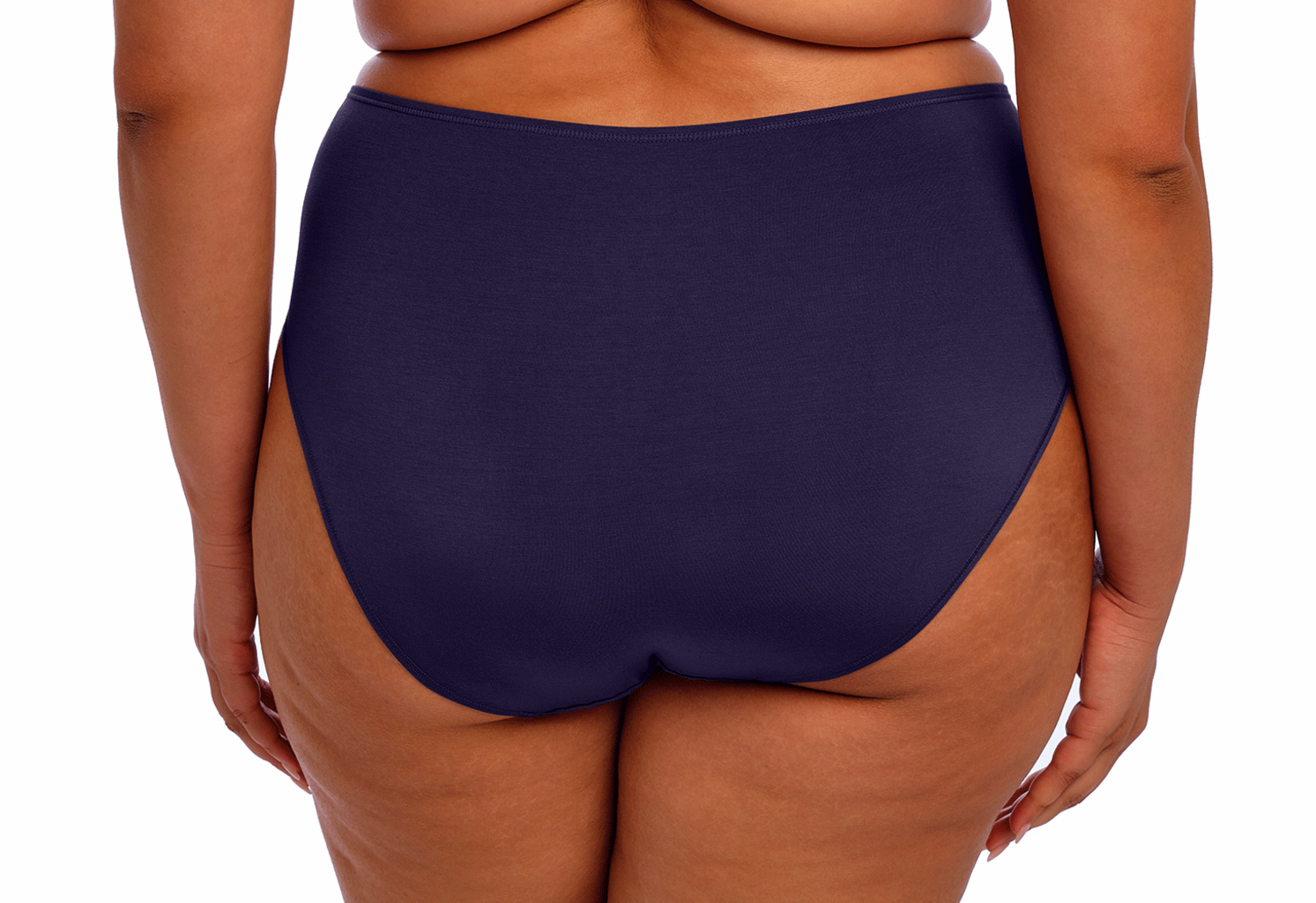 Elomi Smooth basic maxislip in zachte Tencel Modal, kleur midnight blue