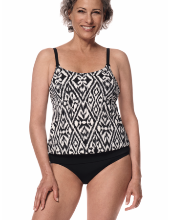 Amoena Salta tankinitop – Off‑white/Zwart