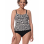 Amoena Salta tankinitop zonder beugel – Prothese tankini top Off‑white/Zwart  Bodyfashion Born