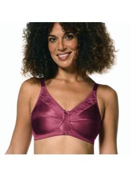 Amoena  Nancy prothese Bh zonder beugel kleur dark rouge
