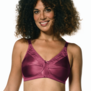 Amoena Nancy prothese bh zonder beugel – dark rouge – met CoolMax® prothesehoesjes – zachte ondersteuning & tijdloos comfort